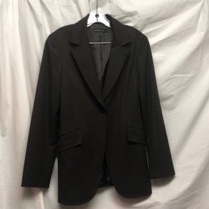 Lafayette 148 boyfriend jacket wool elastane